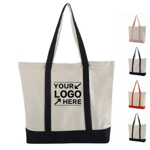 Heavy Duty Canvas Tote Bag Custom Logo Shopping