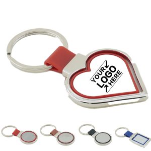 360 Degrees Rotating Metal Keychain - Swivel Key Ring Holder